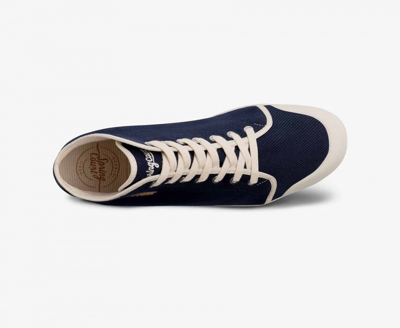 Basket Spring Court B2 Heavy Twill Bleu Femme | BKI-68696152